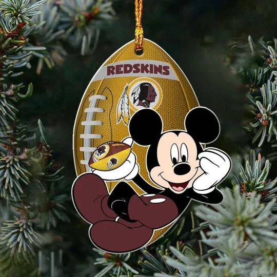 Washington Football Team Redskins Christmas Ornament Gift Decor