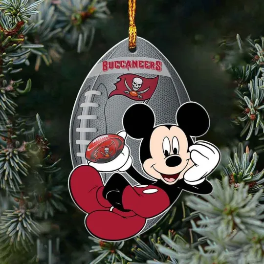 Tampa Bay Football Team Buccaneers Christmas Ornament Gift Decor