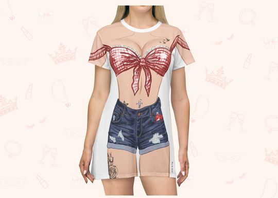 Daisy T-Shirt Dress | Easy Costume, Fun Loungewear, Unique Gift