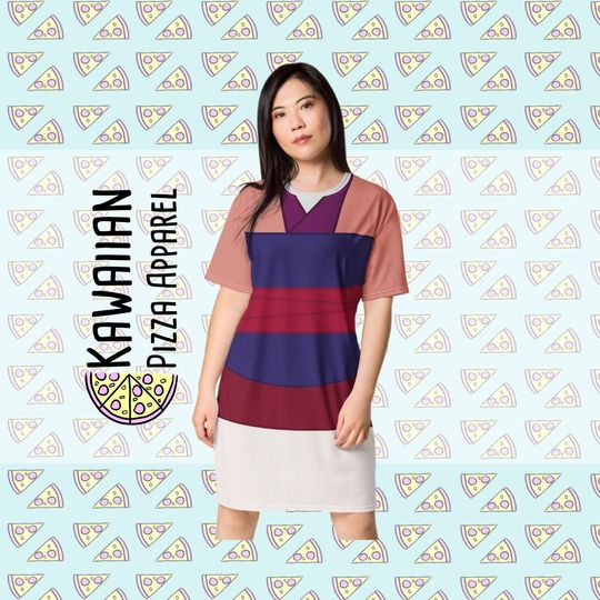 Women's Mulan Inspired T-shirt dress
