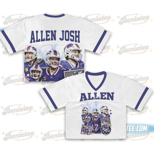 Josh Allen Croptop Mesh Jersey , Buffalo Croptop Mesh Jersey