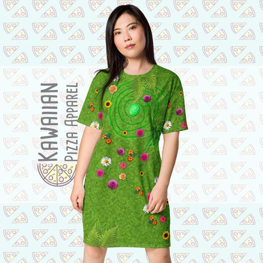 Women's Te Fiti Inspired T-shirt dress