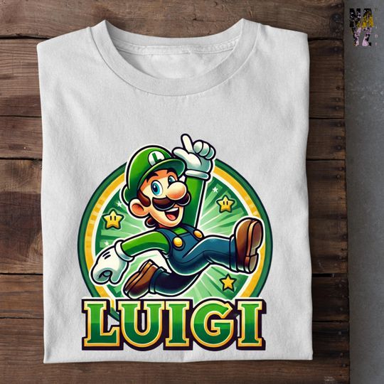 Luigi Mario Shirt, Super Mario Family Shirt, Super Mario Character Shirt, Super Mario Birthday Party Shirt, Mario & Friends Party Shirt