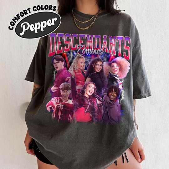 Disney Zombies 4 Movie Shirt, Zombies Poster 2025 T-shirt, Zed Addison Victor Nova Tee, Disneyland Family Trip Shirt