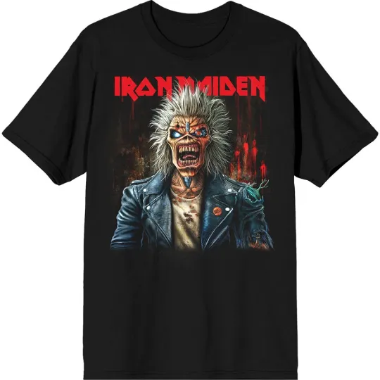 Iron Maiden Est. 1975 Eddie Scream Portrait Official T-Shirt Mens