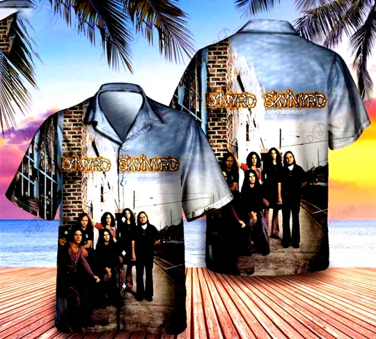 Lynyrd Skynyrd Band 1973 Hits Hawaiian Shirt