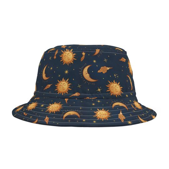 Whimsigoth AOP Bucket Hat, Durable Polyester Summer Hat