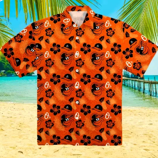 B.a.l.t.i.m.o.r.e O.r.i.o.l.e.s 2023 Giveaway Hawaiian Shirt, Baltimore Orioles 2023 Shirt