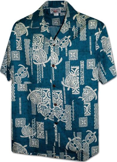 Pacific Legend Honu Men's Hawaiian Shirt
