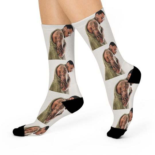 Breezy Bowl Socks, Breezy Bowl Merch, Socks, Chris Brown, Chris Brown Socks