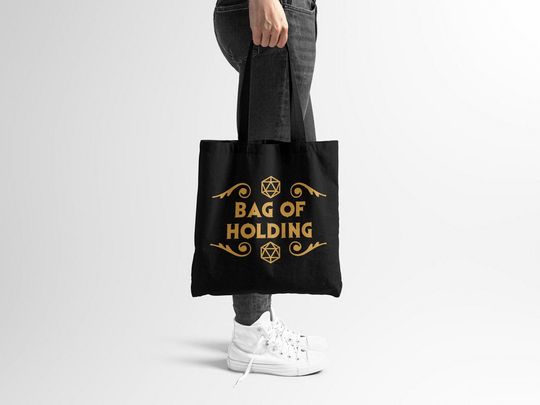 Bag Of Holding Tote Bag - Dungeons And Dragons Bag - Dungeons And Dragons Binder Bag - Dungeons And Dragons Book Bag