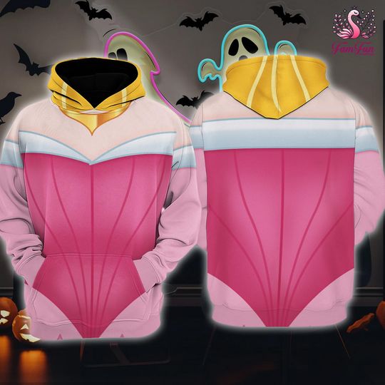 All Over Print Aurora Princess Hoodie, Aurora Princess Shirt,Halloween Costume Cosplay Sweatshirt,Sleeping Beauty Shirt,Disneyland Halloween