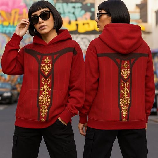 Padm Amidala Starwars All Over Print Costume Hoodie, Starwars Character Cosplay, Padm Amidala Hoodie, Amidala Outfit, Halloween Costume