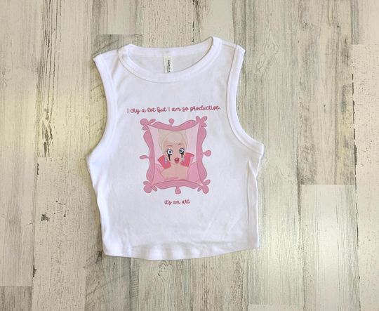 Charlotte La Bouff Baby Tee Kid’s Crop Tank Top, Princess and the Frog Tiana and Naveen Character Tee