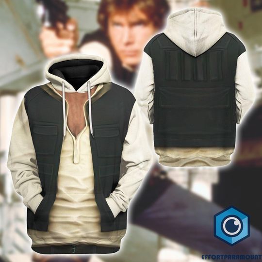 Han Solo 3D Full Over Print Hoodie | Han Solo Shirt | Han Solo Gifts | Galaxy'S Edge Shirt | Movie Fan Gifts