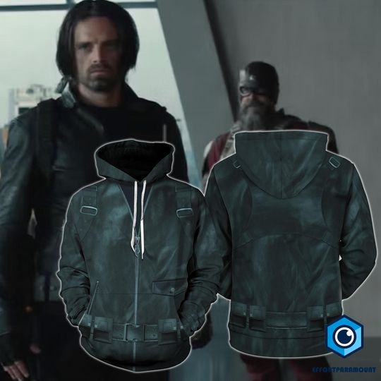 Full Over Print BUCKYY Bn Barnes Hoodie | BUCKYY Bn Barnes Shirt | Thunderbolts Movie 2025 | Winter Soldier Cosplay | Thunderbolts New Avengers