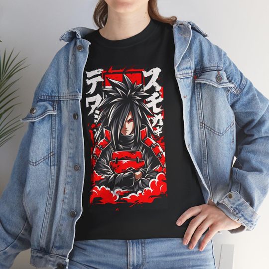 Epic Madara Uchiha T-Shirt  Powerful Anime Ninja Warrior Tee