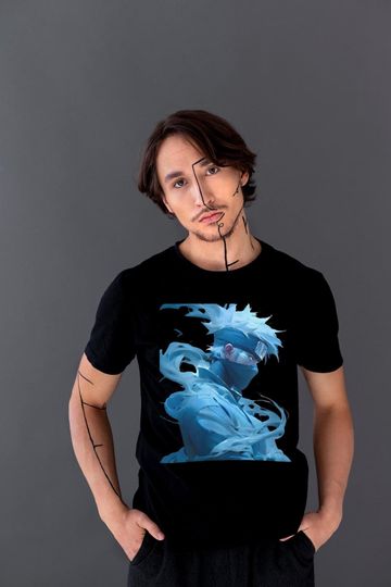 Anime Kakashi Hatake Unisex T-Shirt, Narutoo Tee, Manga Gift