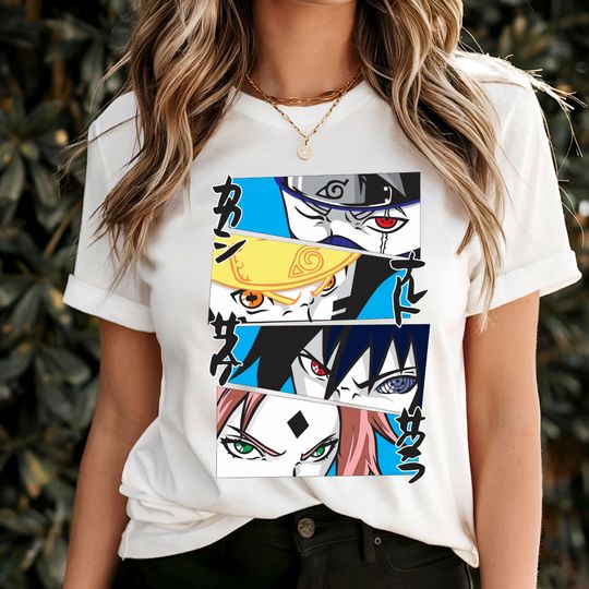 Narutoo inspired Anime Shirt, Gift for Anime Fan, Anime Otaku Shirt