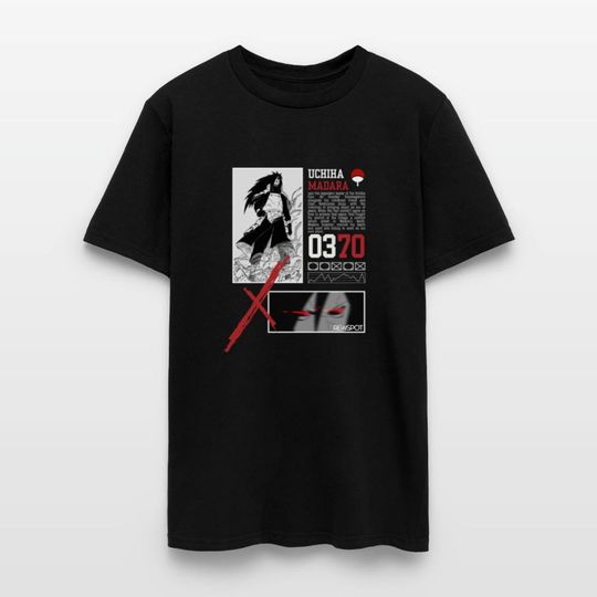 Uchiha Madara T-Shirt  Narutoo Streetwear Shirt
