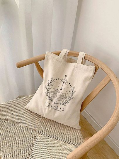 Velaris City Of Starlight Tote Bag,Velaris Tote,ACOTAR Tote,Night Court Sarah JMass,Velaris Bag,House Of Wind,Crescent City,book lovers gift