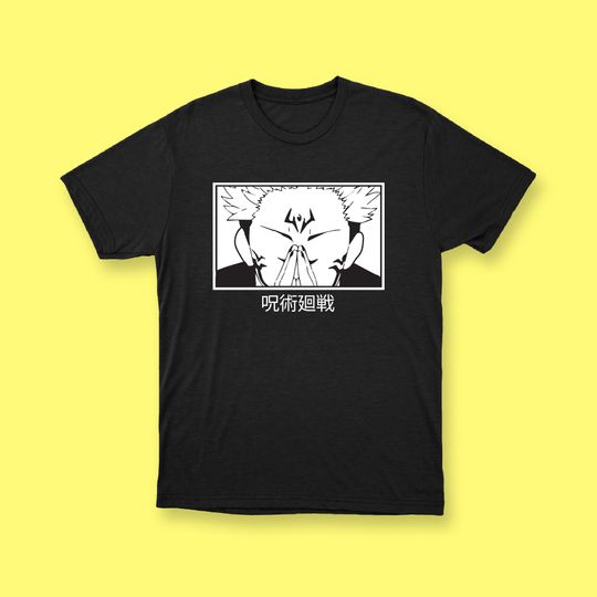 Unleash Your Cursed Style: Dive into the World of Jujutsu Satoru! Sukuna Tee | Anime Tee | Japanese T-shirt | Manga Tee | Simplistic Tee