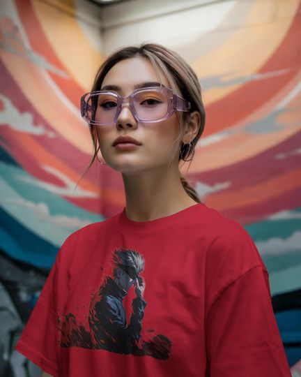 Gojo Jujutsu Satoru inspired Anime T-shirt Unisex, Japanese Manga Graphic Tee, Otaku Streetwear Gift for Men/Women