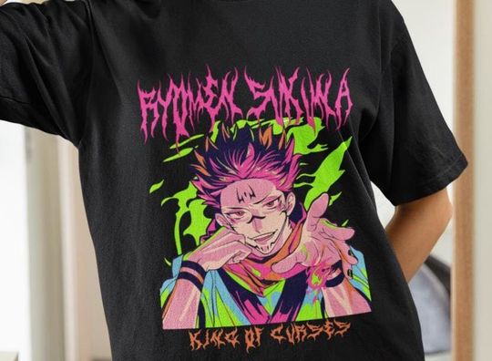 JJK Jujutsu Satoru Sukuna T-shirt Anime Manga shirt Gift for friends Gift for anime fan Funny gift Unique design Unisex shirt