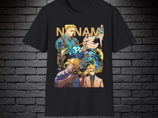 Nanami Kento Jujutsu Satoru JJK Manga Anime shirt Custom shirt Gift for her Gift for friends Funny gift Unique design Unisex shirt