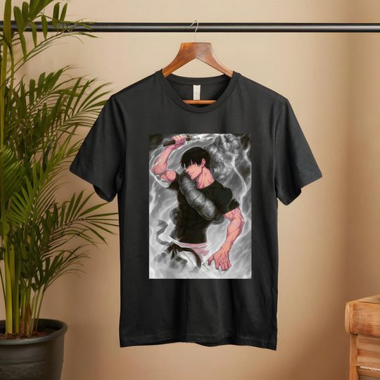 Toji Fushiguro Shirt - Unisex Heavy Cotton Tee, Jujutsu Satoru Anime Tee, Gift For Him/Her, Trendy Tee, Cool Graphic Tee