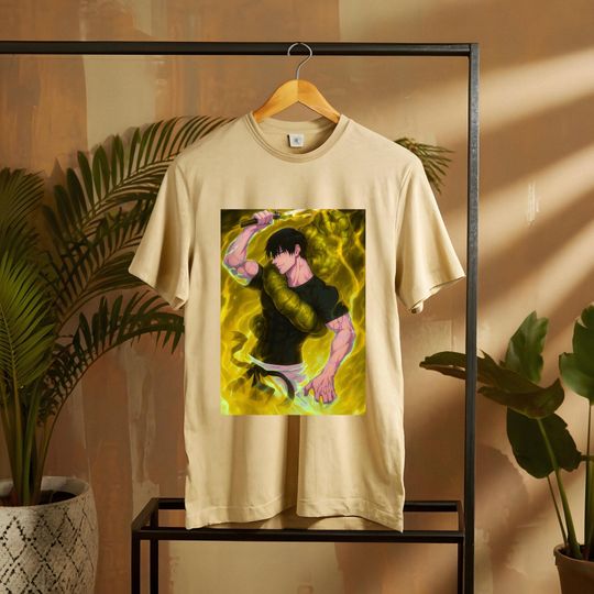 Toji Fushiguro Anime T-Shirt - Unisex Heavy Cotton Tee, Jujutsu Satoru Anime Tee, Gift For Him/Her, Trendy Tee, Cool Graphic Tee