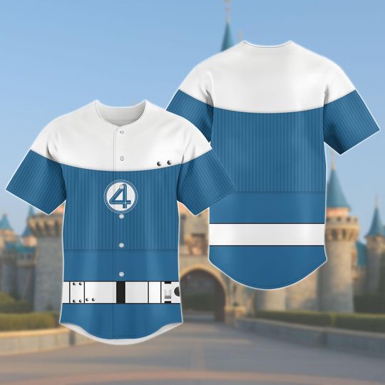 Sue Storm Baseball Jersey, Invisible Woman Costume Shirt, Fantastic Four Jersey For Women, Marvel Inspired Outfit, Superhero Cosplay