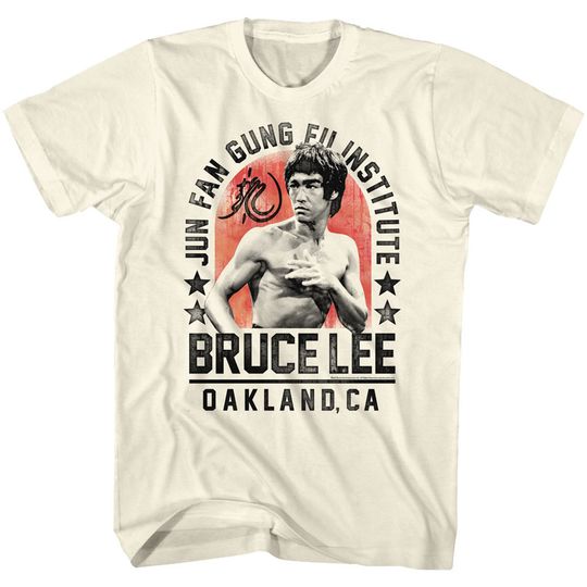 Bruce Lee Jun Fan Gung Fu Natural Adult T-Shirt