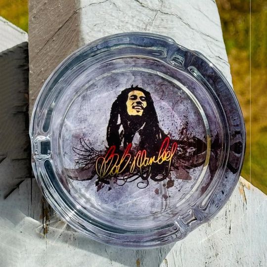 Classic Ashtray Assorted Jamaica Fashion Glass Ashtray Boutique