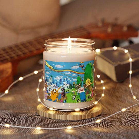 Adventure Time Candle | Finn The Human Jake The Dog BMO Marceline Scented Soy Candle