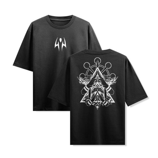 Oversized King Of Curses T-Shirt,  JJK Shirt, Black or Natural Raw, Unisex Streetwear,  S-2XL,  DTG Print, King of Curses Tee