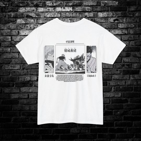Jujutsu Satoru T-Shirt | Gojo Satoru T-shirt | Sukuna T-shirts | Anime T-shirt | Anime Gifts | Custom Anime Gifts