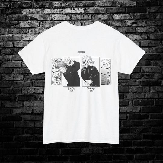 Jujutsu Satoru T-Shirt | Yuji Itadori T-shirt | Sukuna T-shirt | Anime T-shirt | Anime Gifts | Custom Anime Gifts