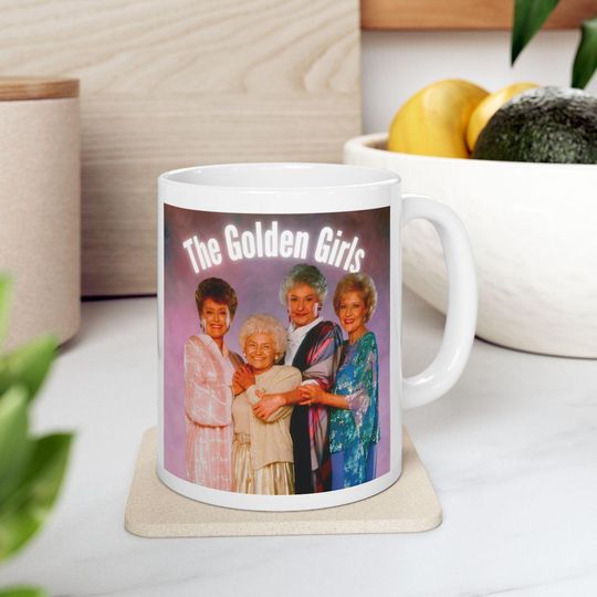 The Stay Golden Mug | Rose Blanche Sophia Dorothy Ceramic Mug Holiday