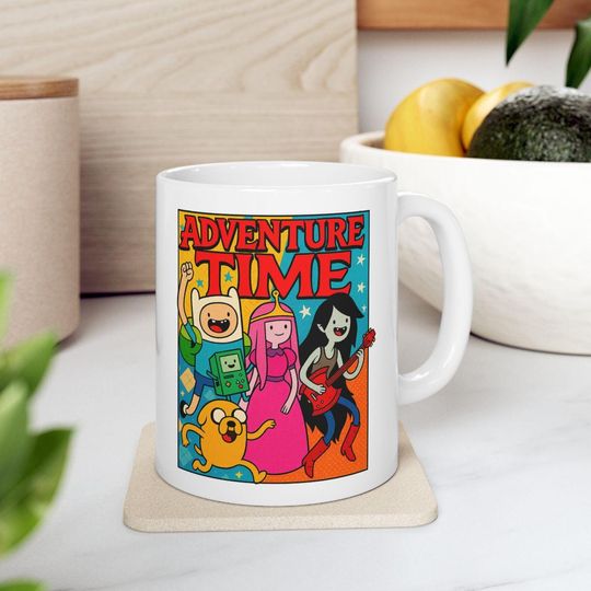 Adventure Time Mug | Jake The Dog Finn The Human Ceramic Mug