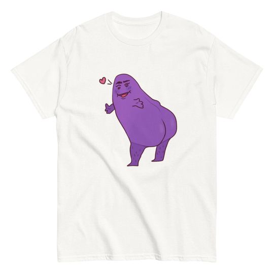 Lady Grimace T-Shirt – Funny Meme Graphic Tee for Women & Fans
