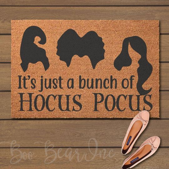 Hocus Pocus Doormat - Welcome Mats- Fun Doormats - Fall Door Mats