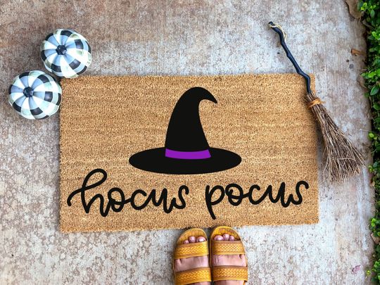 Hocus Pocus Doormat // Fall Decor // Halloween // Welcome Mat // Home Decor // Door Mat // Hawaiian Decor