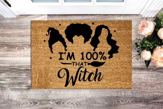 Hocus Pocus decor, hocus pocus gift, I smell Children, Just a bunch of hocus pocus, halloween decor, fall decor, fall doormat, welcome mat..