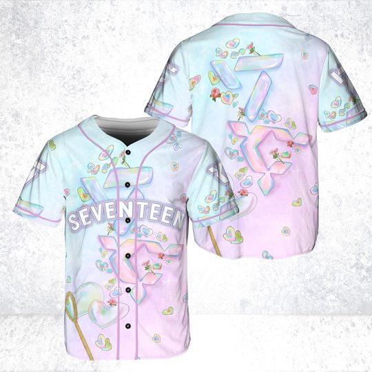 Adorable SVT Baseball Jersey For Adult Kids Youth, Svt Kpop Baseball Jersey, Svt Tour Jersey, Gift For Carat 17 Right Here, Kpop Svt Jersey