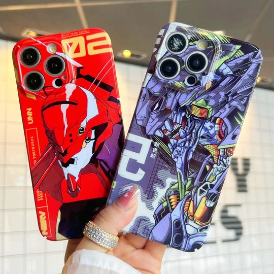 New Robot Anime Manga Phone Case for iPhone 16 E 15 14 13 12 11 Pro Max Samsung S24 S23 S20 FE S21 S22 Plus S25 Ultra Google Pixel 7 8 9 Pro