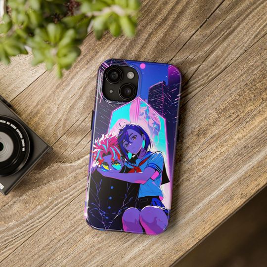 Dandadan Phone Case Momo, Okarun Anime Art Case for iPhone & Samsung Otaku Gift, Aesthetic Anime Case