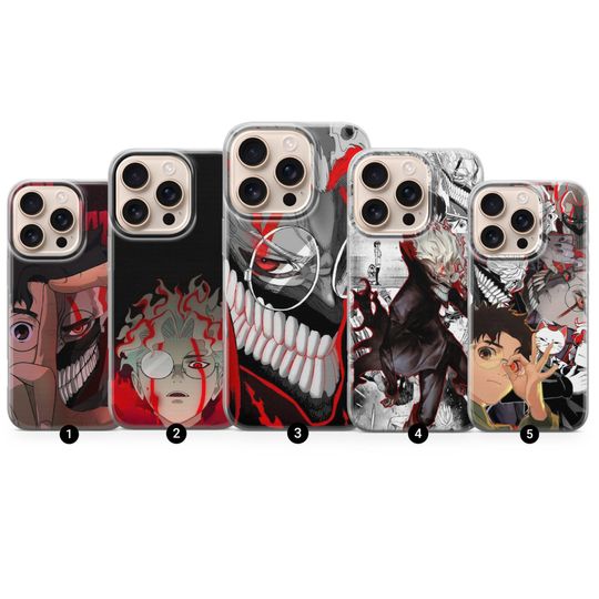 Turbo Okarun Phone Case Dandadan Cover for iPhone 16, 15, 14, 13, 12 Samsung S25, S24, S23, A56, A15 Pixel 9A, 9Pro XL, 8A, 8Pro