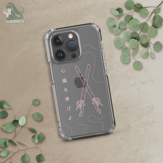 Shinzou Wo Sasageyo AoT Clear iPhone Case *Models 14 - 16 Now Available!*
