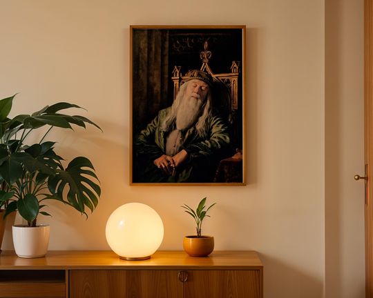 Headmaster Portrait Printable Wall Art,Magical School Decor, Witches & Wizards